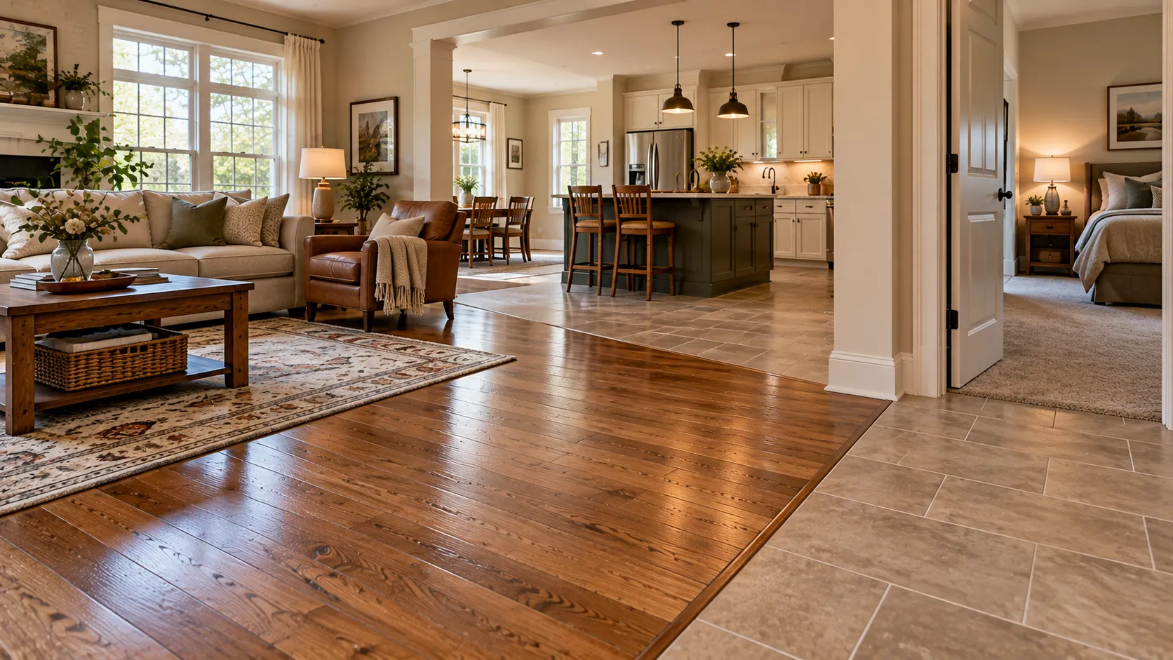 The Best Flooring Options for Every Room in Your Home