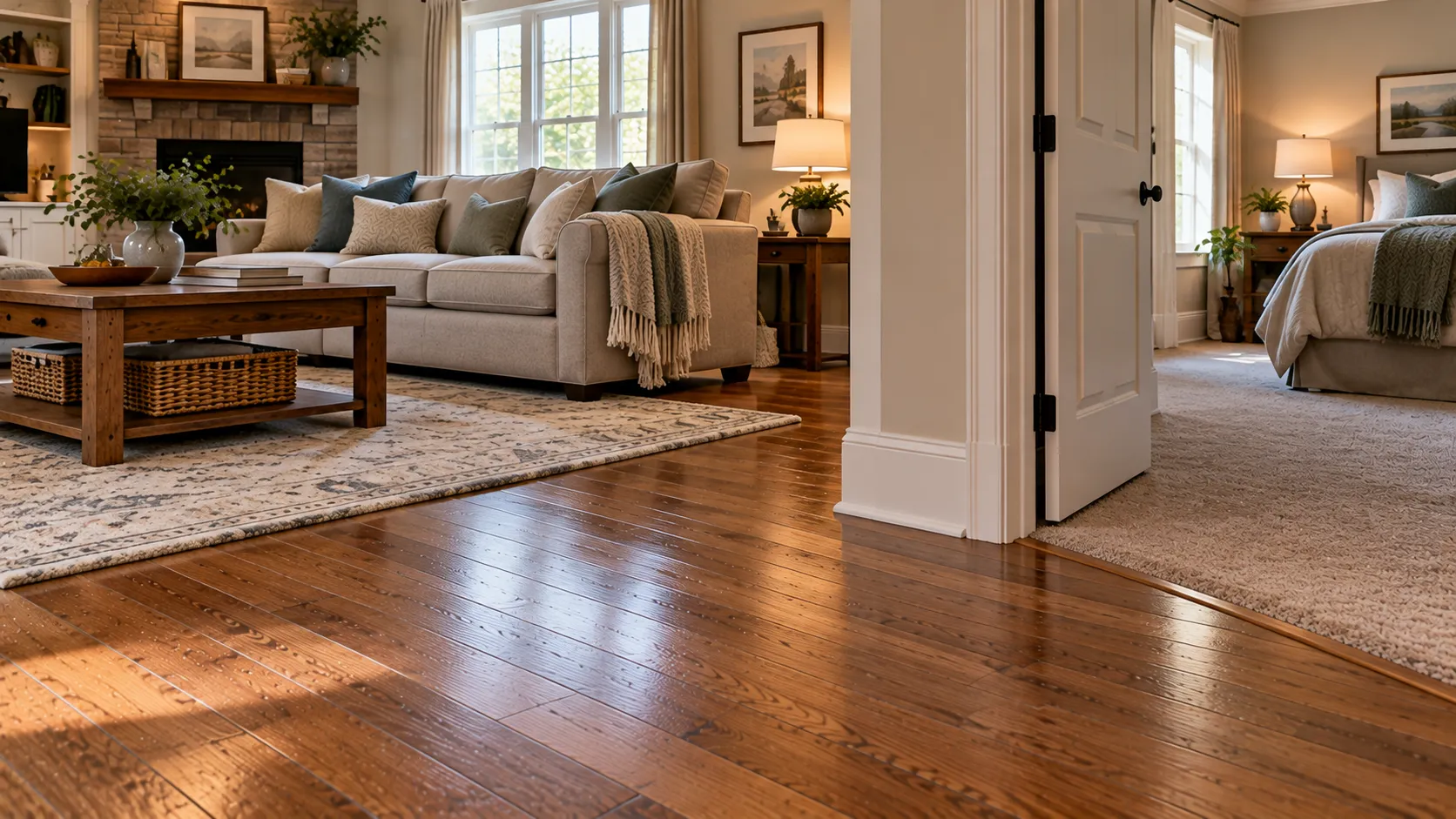 Carpet vs. Hardwood Flooring