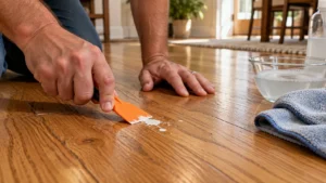 How to safely remove paint from a hardwood floor