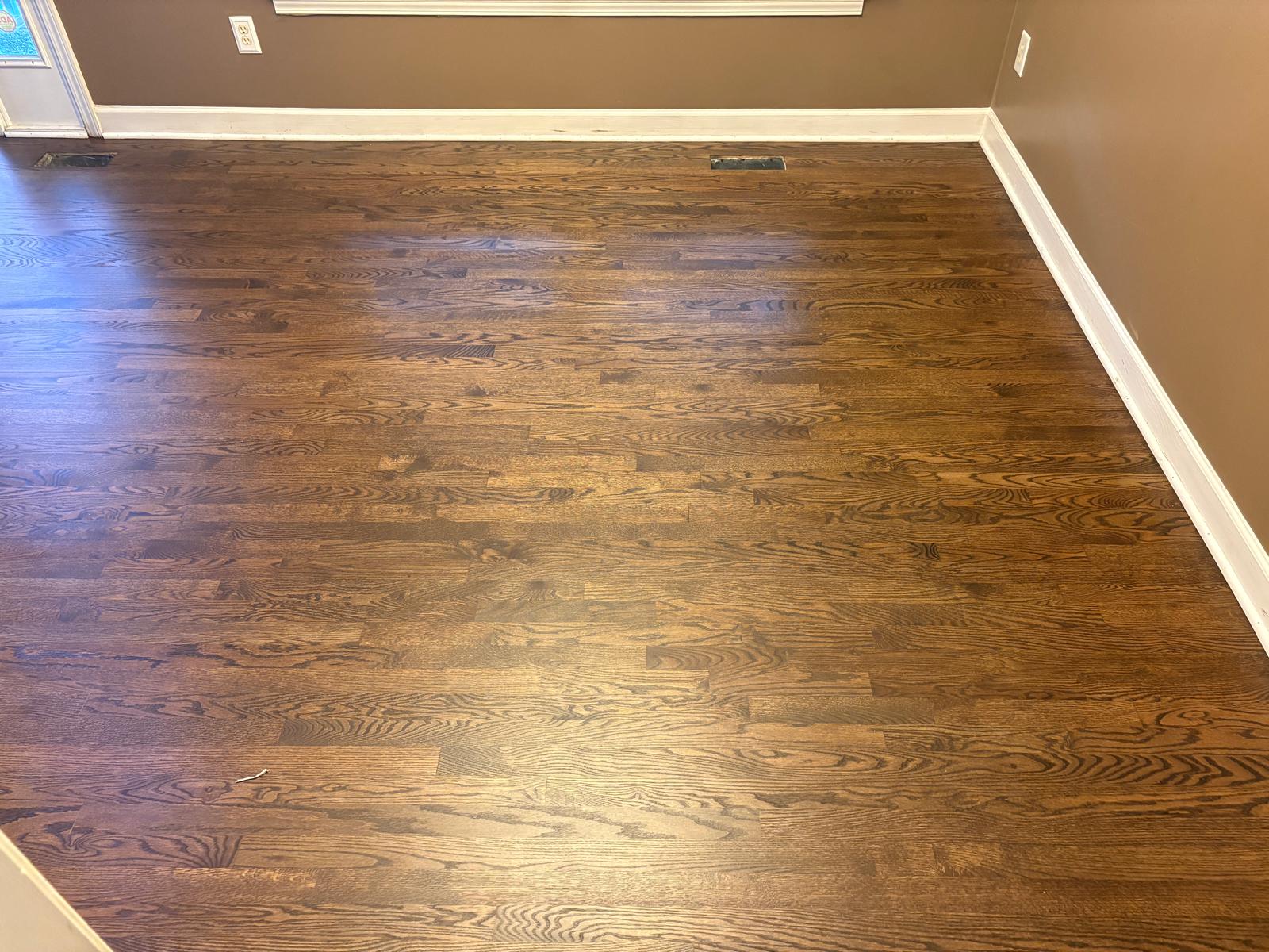 Laminate flooring installation